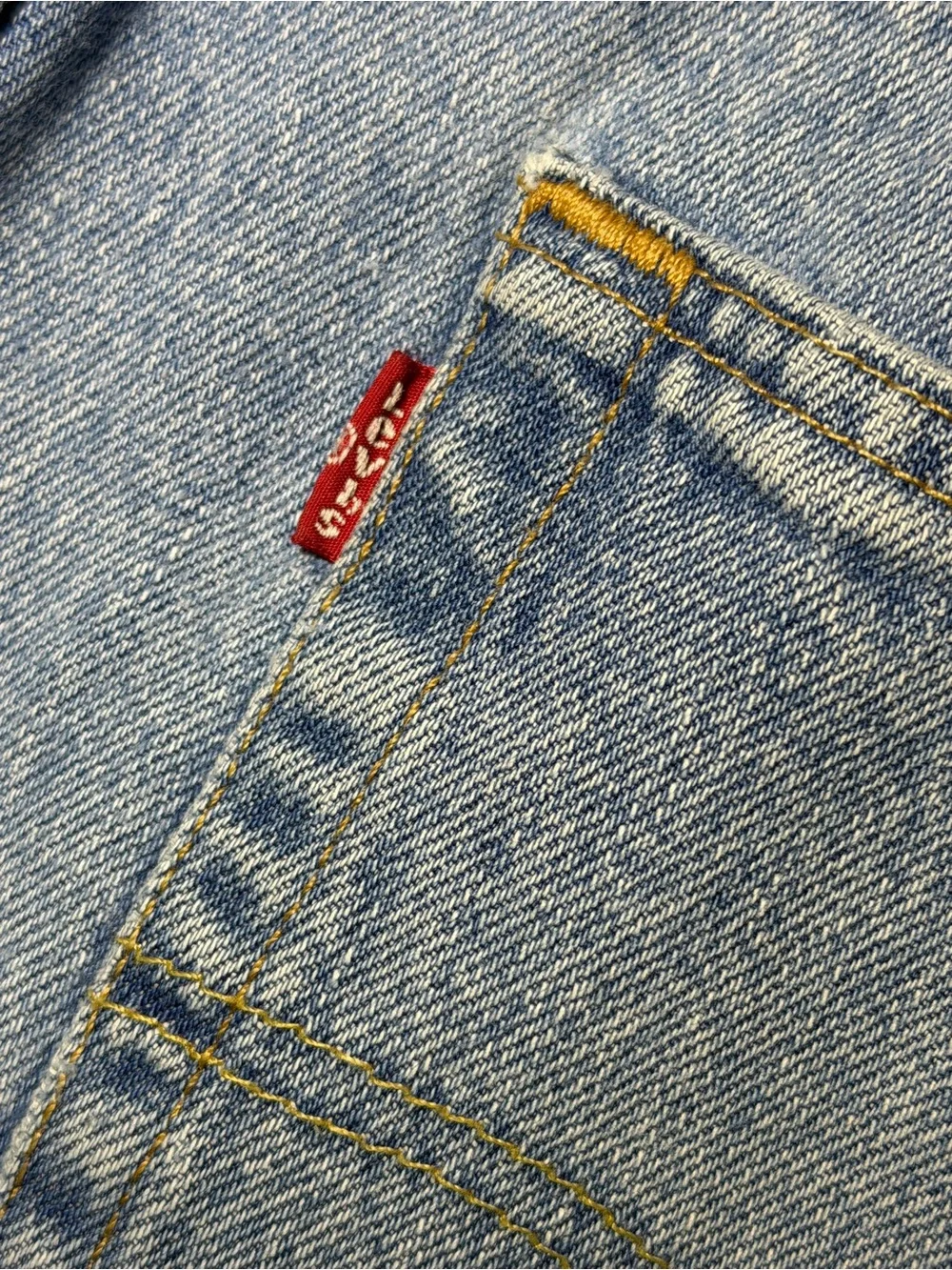 Levi's 501 Original Fit Button Fly Jeans Men's 36x30 Light Stonewash - #001